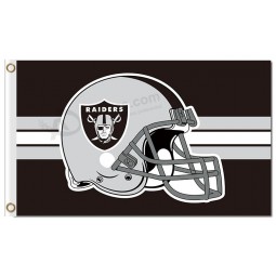 NFL Oakland Raiders 3'x5' polyester flags helmet
