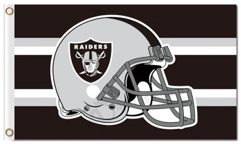 Nfl oakland raiders 3'x5'涤纶旗帜头盔