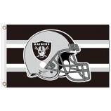 Nfl oakland raiders 3'x5 'Polyester Flaggen Helm