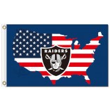 Nfl oakland raiders 3'x5 'Polyester kennzeichnet uns Karte