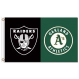 Nfl oakland raiders 3'x5 'banderas de poliéster y atletismo