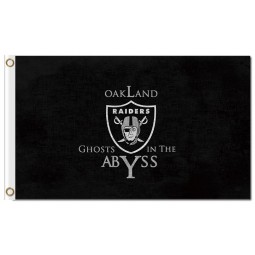 NFL Oakland Raiders 3'x5' polyester flags Abyss