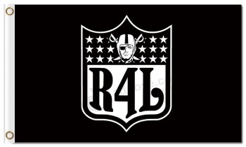 Nfl oakland raiders 3'x5 'polyester vlaggen r4b