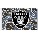 Nfl oakland raiders 3'x5 'Polyester Fahnen Camouflage