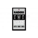 Nfl oakland raiders 3'x5 'Polyester Fahnen Meister