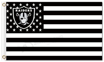 Nfl oakland raiders 3'x5'涤纶旗星条纹