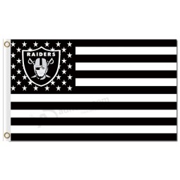 Nfl oakland raiders 3'x5 'Polyester Fahnen Sterne Streifen