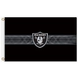 Nfl oakland raiders 3 'x 5' Polyester Flaggen Logo