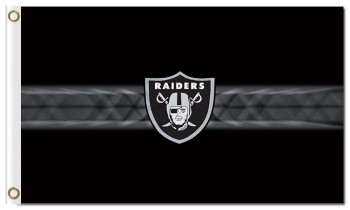 Nfl oakland raiders 3'x5 'логотип полиэфирных флагов