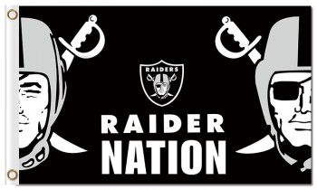 Nfl oakland raiders 3'x5 'Polyester Fahnen raider Nation