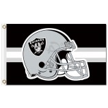 Nfl oakland raiders 3'x5 'Polyester Flaggen Helm
