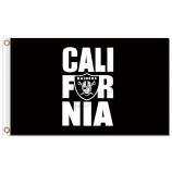 Nfl oakland raiders 3'x5 'bandeiras de poliéster PEdem nia