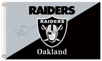 Nfl oakland raiders 3 'x 5' bandiere in poliestere