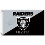 Nfl oakland raiders 3'x5 'bandeiras de poliéster