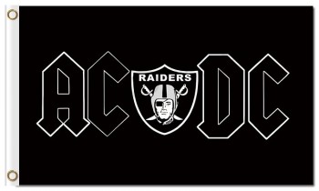 Nfl oakland raiders 3 'x 5' Polyesterflaggen Wechselstrom dc