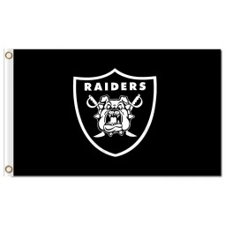 NFL Oakland Raiders 3'x5' polyester flags logo