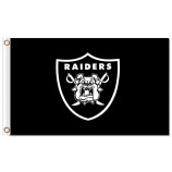 Raiders Oakland 3x5 'polyester draPeaux logo