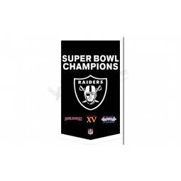 NFL Oakland Raiders 3'x5' polyester flags super bowl champions