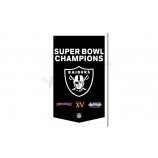 Nfl oakland raiders 3'x5 'polyester vlaggen suPer bowl kampioenen