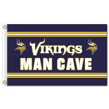 Nfl minnesota vikingos 3'x5 'banderas de poliéster