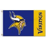 NFL Minnesota Vikings 3'x5' polyester flags with your logo