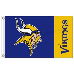 Nfl Minnesota Wikinger 3'x5 'Polyester Flaggen