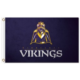 Nfl Minnesota Wikinger 3'x5 'Polyester Flaggen