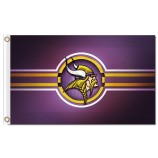 NFL Minnesota Vikings 3'x5' polyester flags logo and high quality
