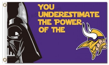 NFL Minnesota Vikings 3'x5' polyester flags star wars with your logo