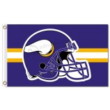 NFL Minnesota Vikings 3'x5' polyester flags helmet with high quality
