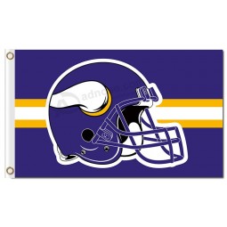 Nfl Minnesota Wikinger 3'x5 'Polyester Flaggen Helm