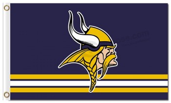 NFL Minnesota Vikings 3'x5' polyester flags logo with high quality