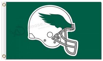 Nfl philadelphia eagles 3'x5 '폴리 에스테르 깃발 헬멧