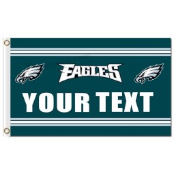 NFL Philadelphia Eagles 3'x5' polyester flags your text with your logo