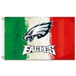 Nfl philadelphia eagles 3'x5 '폴리 에스테르 플래그 3 색