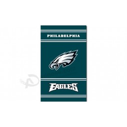 NFL Philadelphia Eagles 3'x5' polyester flags vertical with your logo