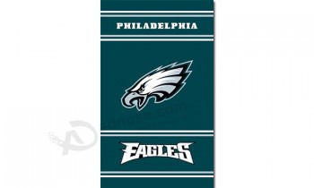 NFL Philadelphia Eagles 3'x5' polyester flags vertical with your logo