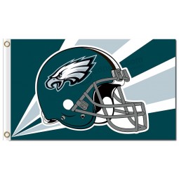 NFL Philadelphia Eagles 3'x5' polyester flags helmet with your logo