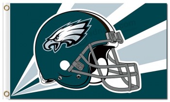 Nfl philadelphia eagles 3'x5'聚酯旗帜头盔