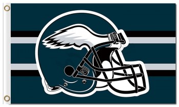 Nfl philadelphia eagles 3'x5'聚酯旗帜头盔