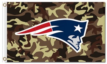 Nfl New England patriots 3'x5 'polyester vlaggen camo