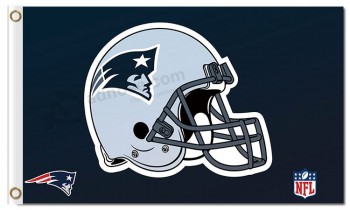NFL New England Patriots 3'x5' polyester flags helmet with your logo