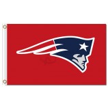 NFL New England Patriots 3'x5' polyester flags with your logo