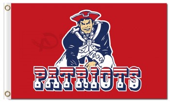 Nfl New England patriots 3'x5 'polyester vlaggen