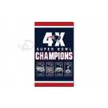 NFL New England Patriots 3'x5' polyester flags championship with your logo