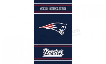 Nfl new angleterre patriotes drapeaux en polyester 3'x5 'vertical