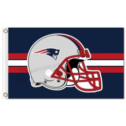 NFL New England Patriots 3'x5' polyester flags helmet with your logo