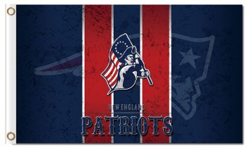 Nfl new england patriots 3'x5 'poliestere righe verticali