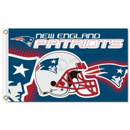 NFL New England Patriots 3'x5' polyester flags helmet and logos