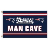 Nfl new inghilterra patrioti 3'x5 'poliestere bandiere uomo grotta